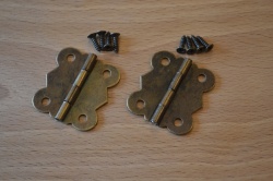 Box Hinges Antique Bronze (2 pack)